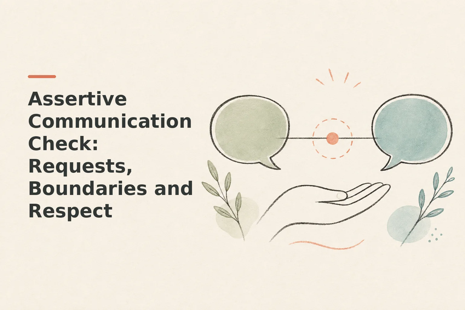 Assertive Communication Check: Requests, Boundaries and Respect