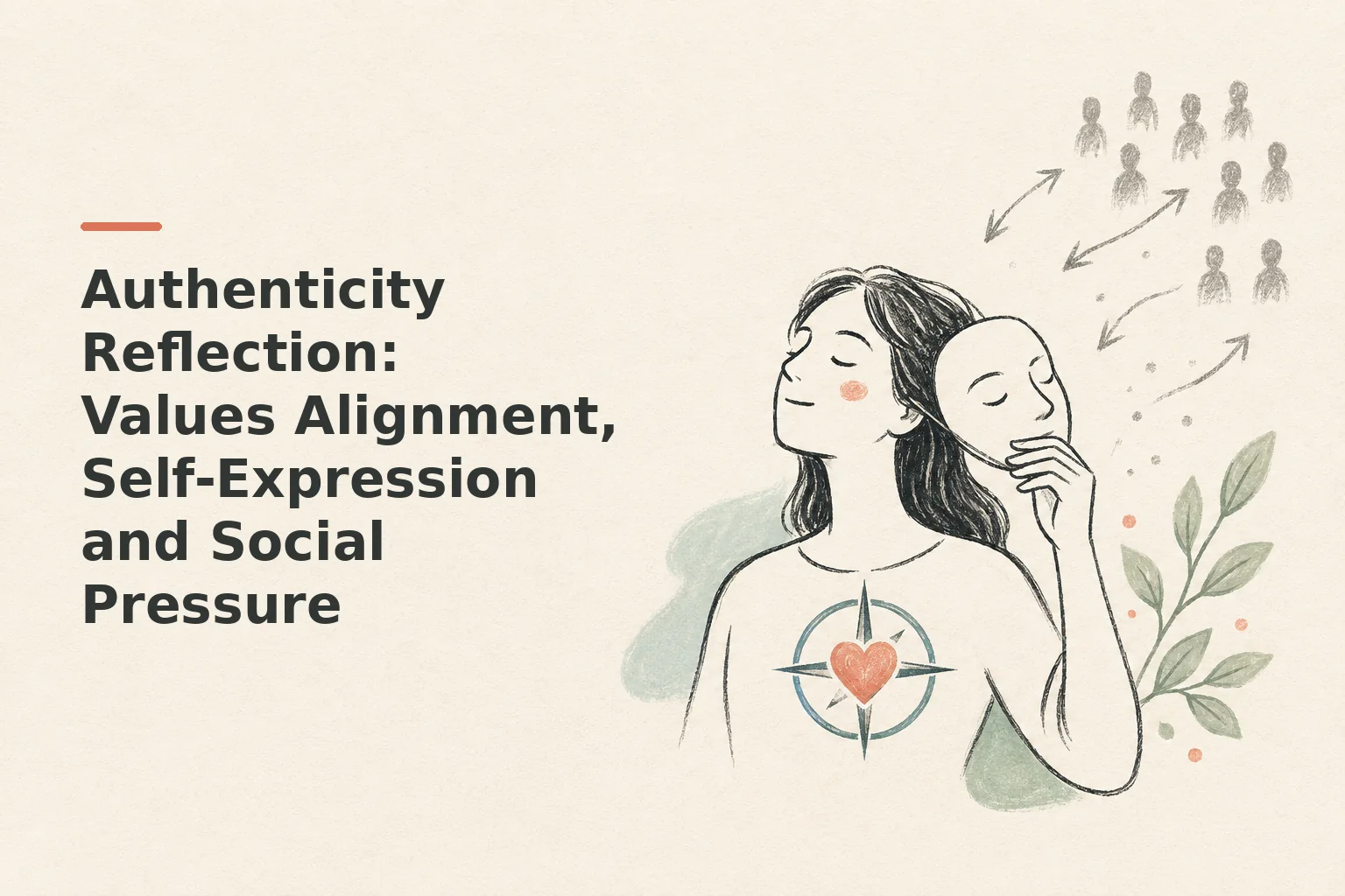 Authenticity Reflection: Values Alignment, Self-Expression and Social Pressure