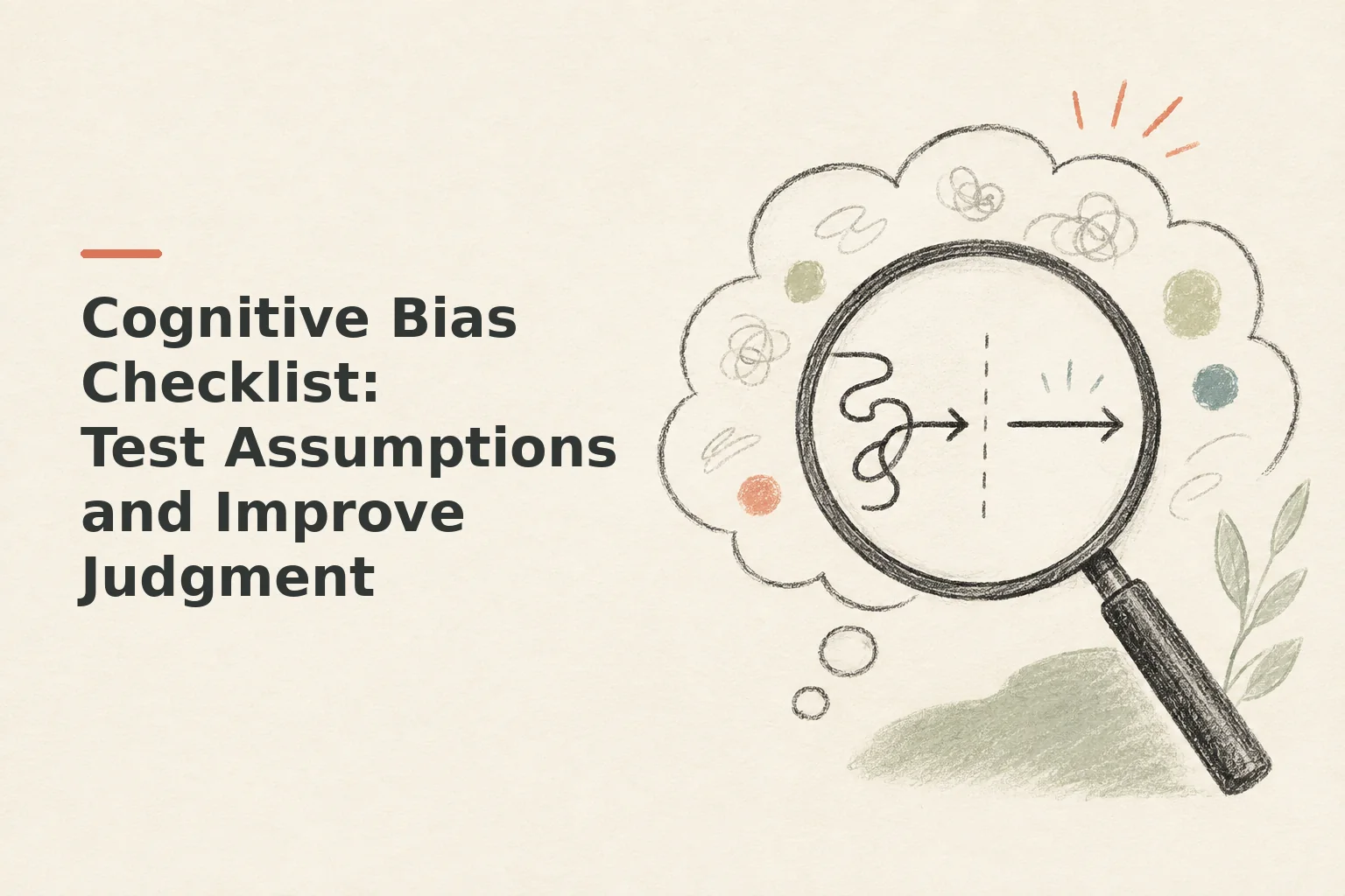 Cognitive Bias Checklist: Test Assumptions and Improve Judgment