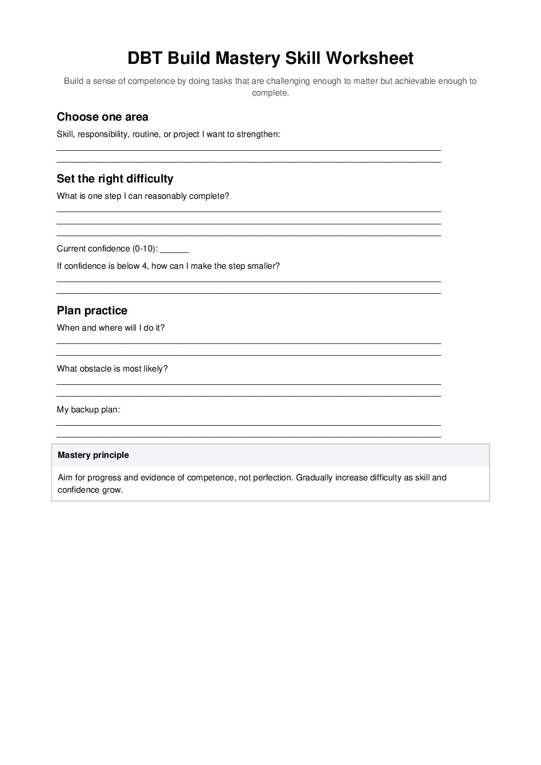 Worksheet first-page preview