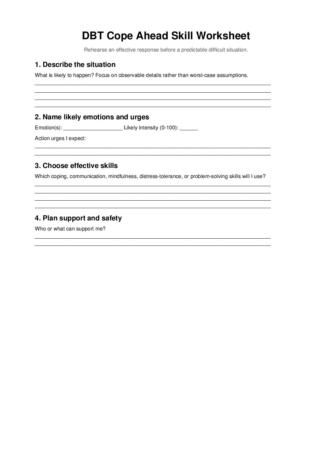 Worksheet first-page preview