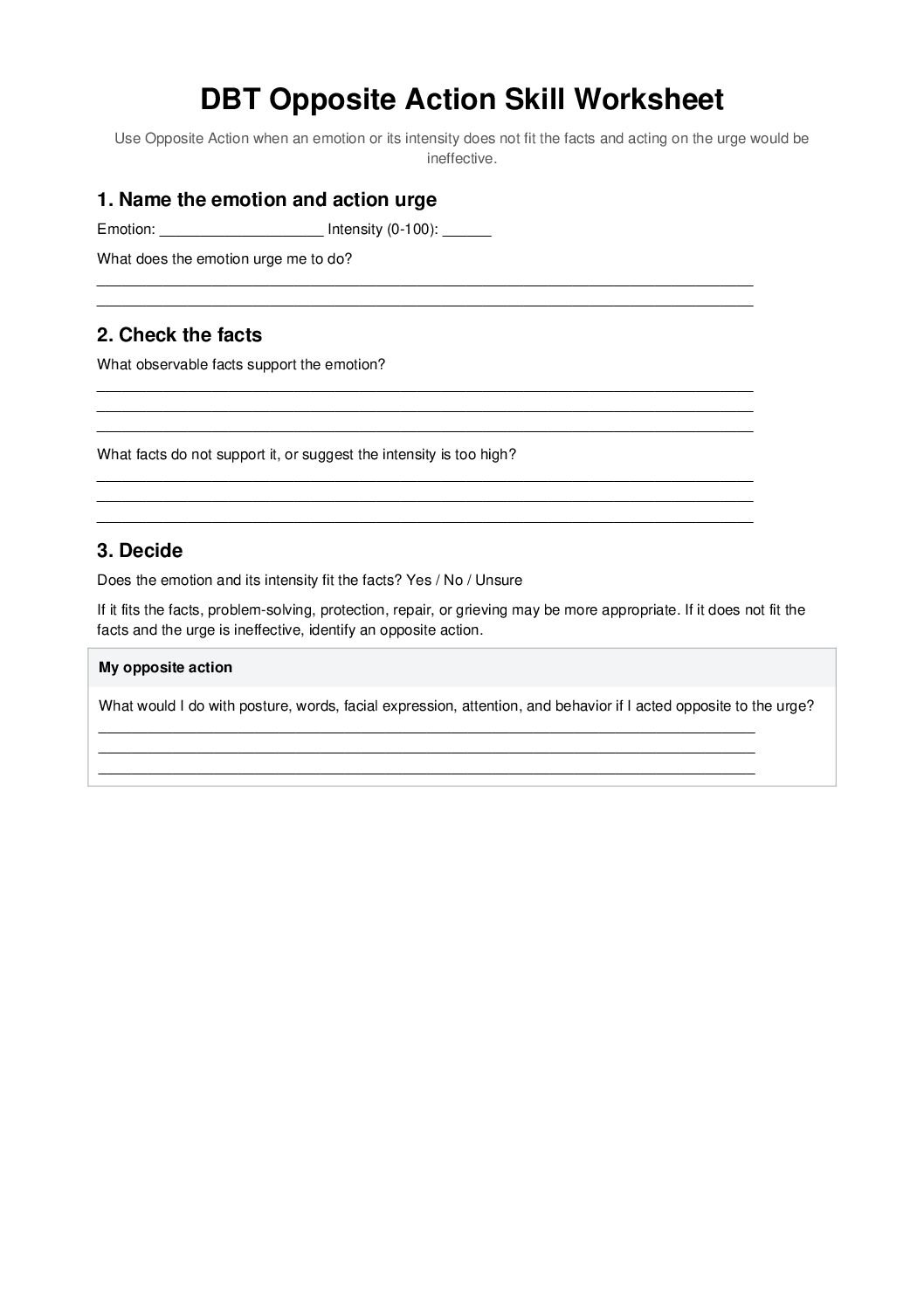 Worksheet first-page preview