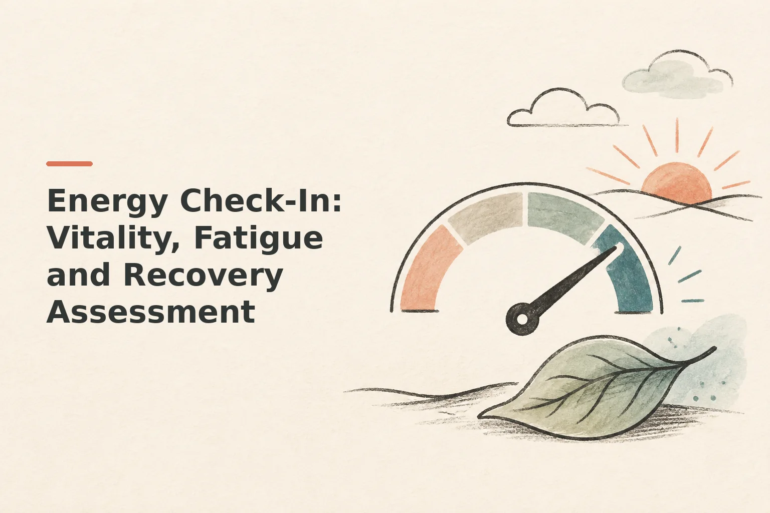 Energy Check-In: Vitality, Fatigue and Recovery Assessment