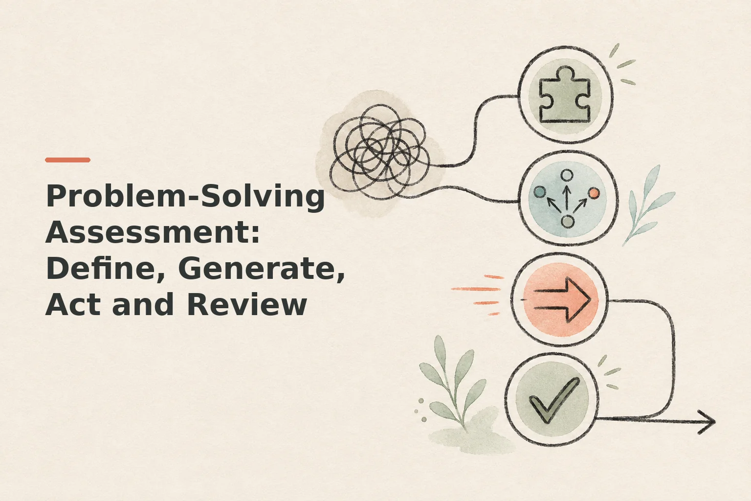Problem-Solving Assessment: Define, Generate, Act and Review