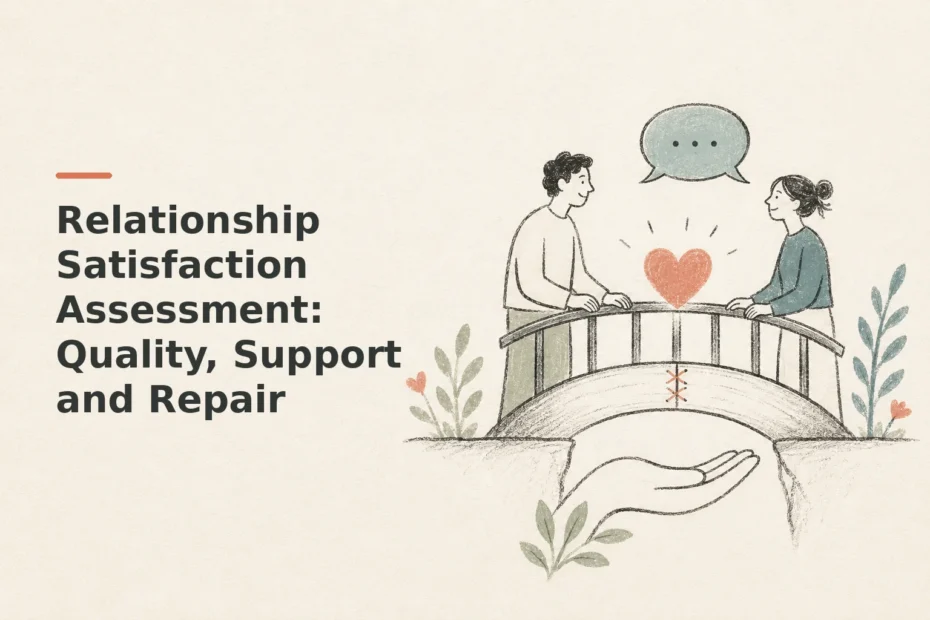 Minimalist doodle for Relationship Satisfaction Assessment: Quality, Support and Repair